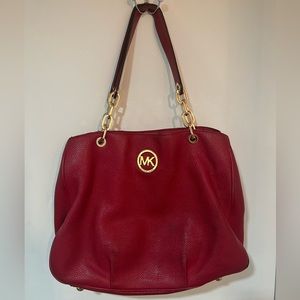 Red Michael Kors shoulder bag ❤️